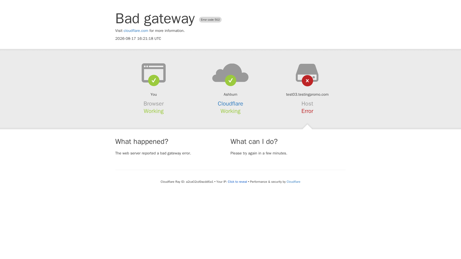 Test failure screenshot